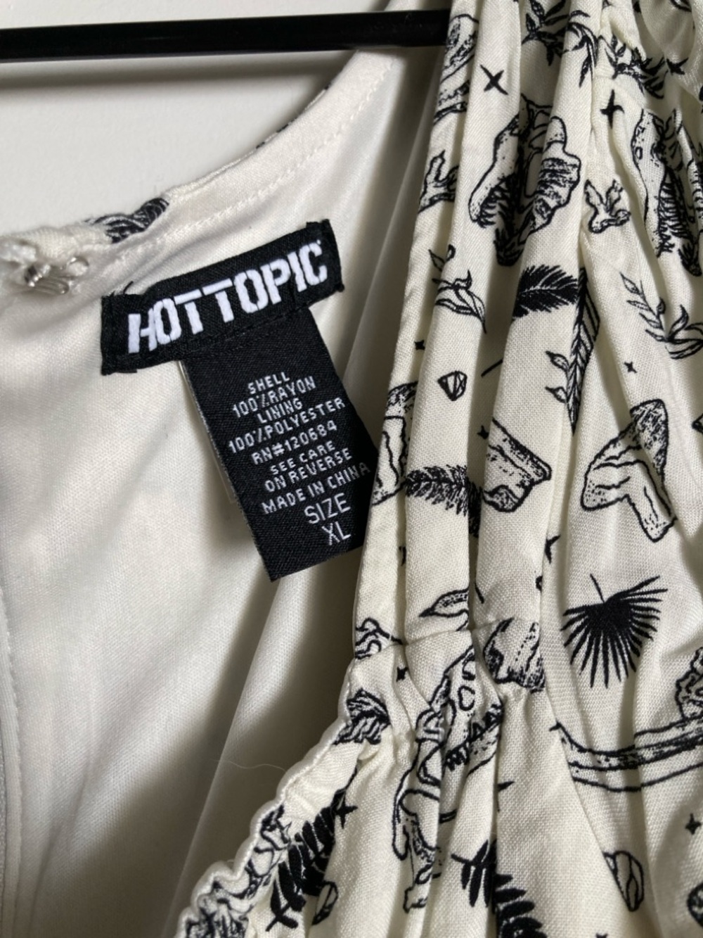 Hot Topic Dinosaur fossil midi dress